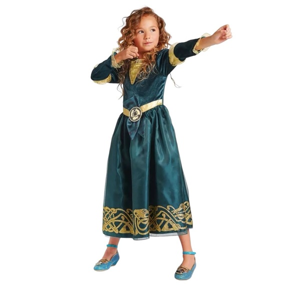 Disney MERIDA Deluxe Costume for Kids NWT Size 13 - Picture 2 of 9